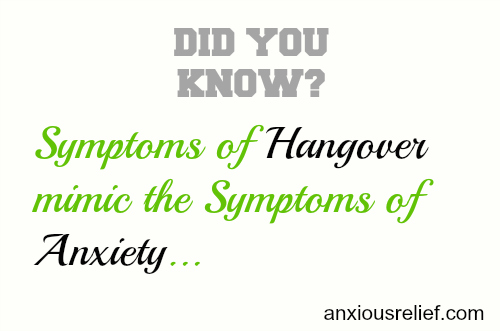 Experiencing anxiety after drinking? You're probably dehydrated.