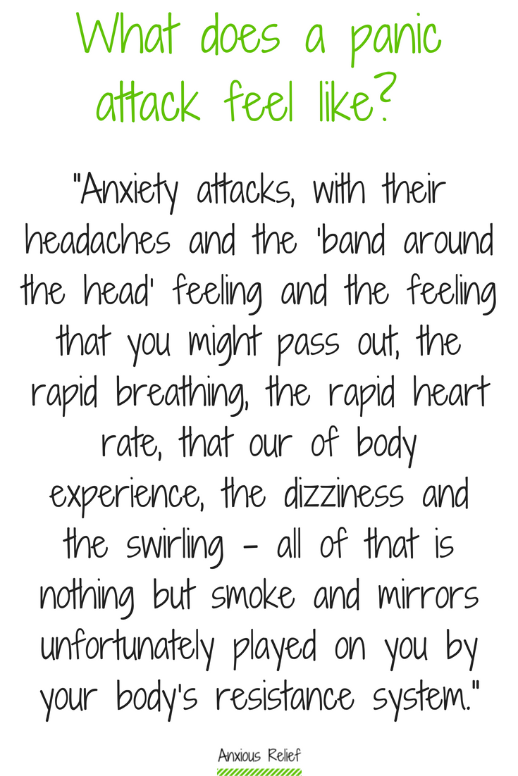 What does a panic attack feel like?