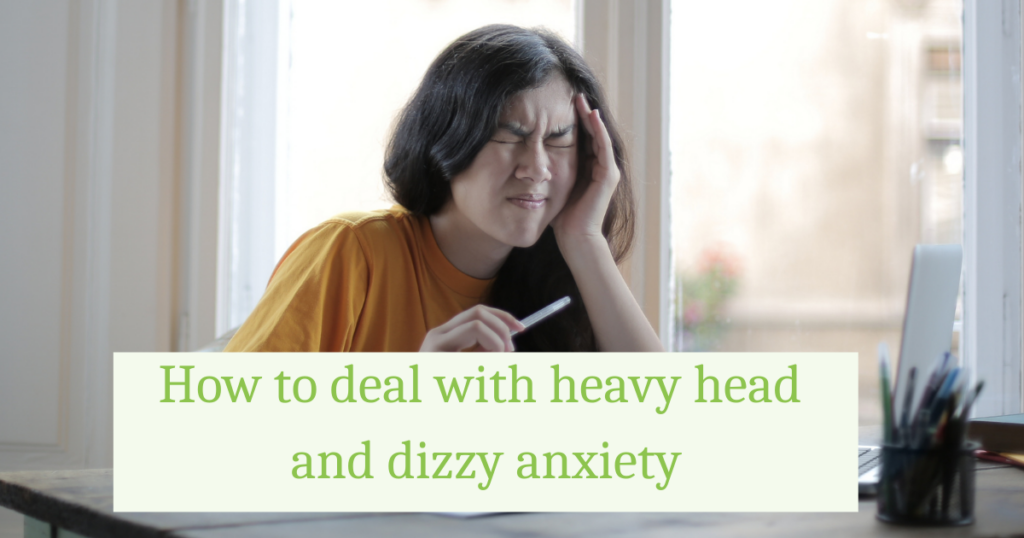 Have you ever felt weighed down, as if there was a heavy object on your head? Or experienced moments of dizziness and feelings of disorientation? If so, you're not alone. Many women suffer from heavy head and dizzy anxiety. While for some it may be occasional, for others it can be a daily struggle. If this is something you're currently struggling with, know that you're not alone and there are things you can do to help. When you have anxiety, it feels like the weight of the world is on your shoulders. Literally. It's so hard to keep your head up when you're feeling overwhelmed and panicked. And when your head is heavy with worry, it only makes your anxiety worse. If you're struggling with this type of anxiety, there is hope. There are things you can do to help yourself feel better. 